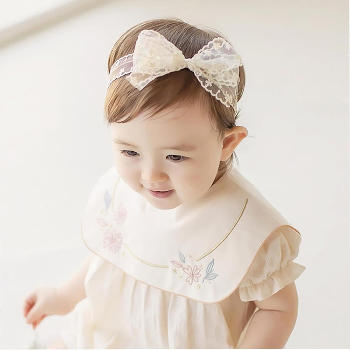 ICKEYOU elastic lace headband, comfortable all-day wear