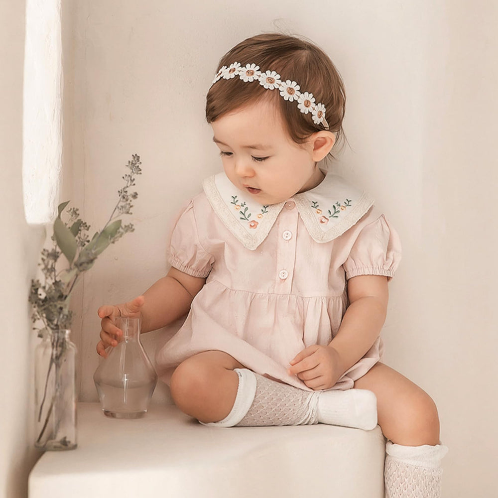 ICKEYOU lace headband with soft elastic band, gentle on skin, comfortable all day