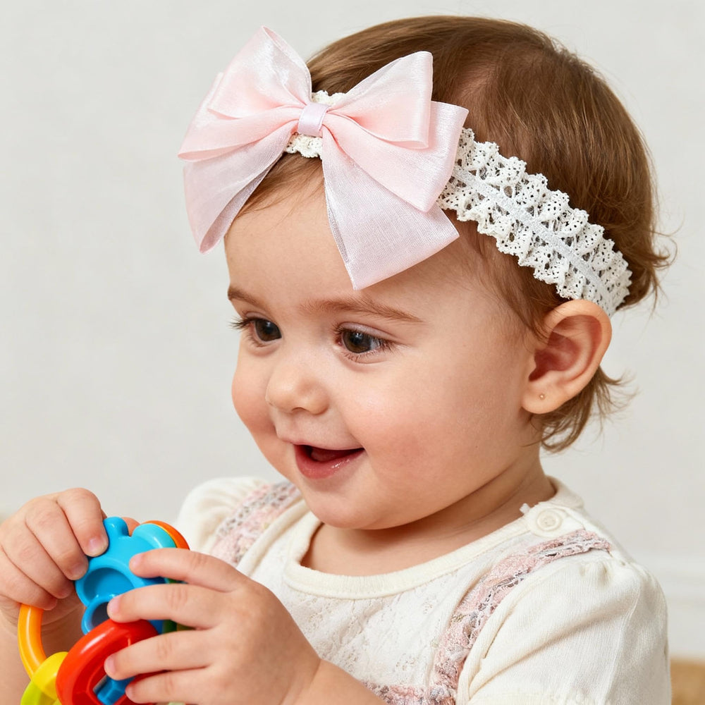 ICKEYOU bowknot headband packaging highlights a thoughtful gift option for newborns