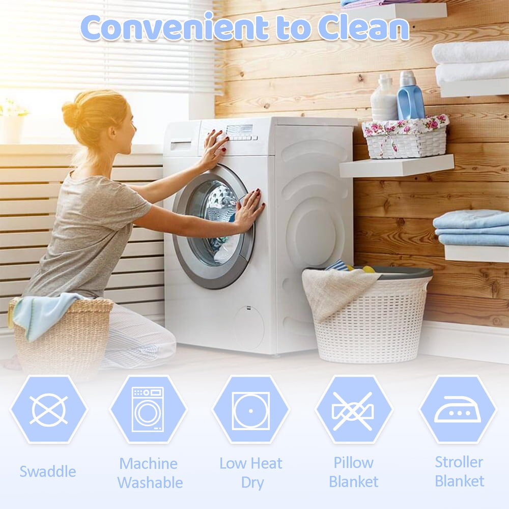 Machine-wash friendly care for busy caregivers.
