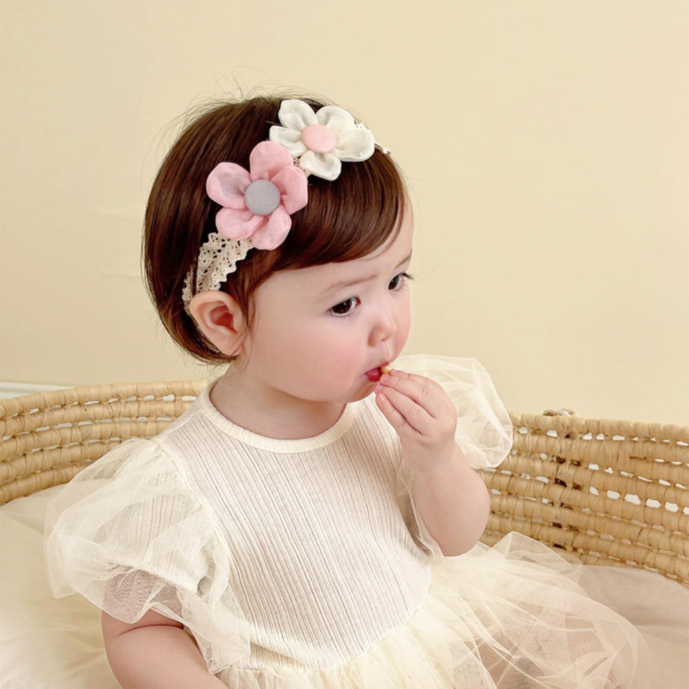 ICKEYOU newborn gift headband pairs with outfits for stylish family moments.