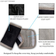 ICOPUCA adjustable belt pad fits most car seats and strollers