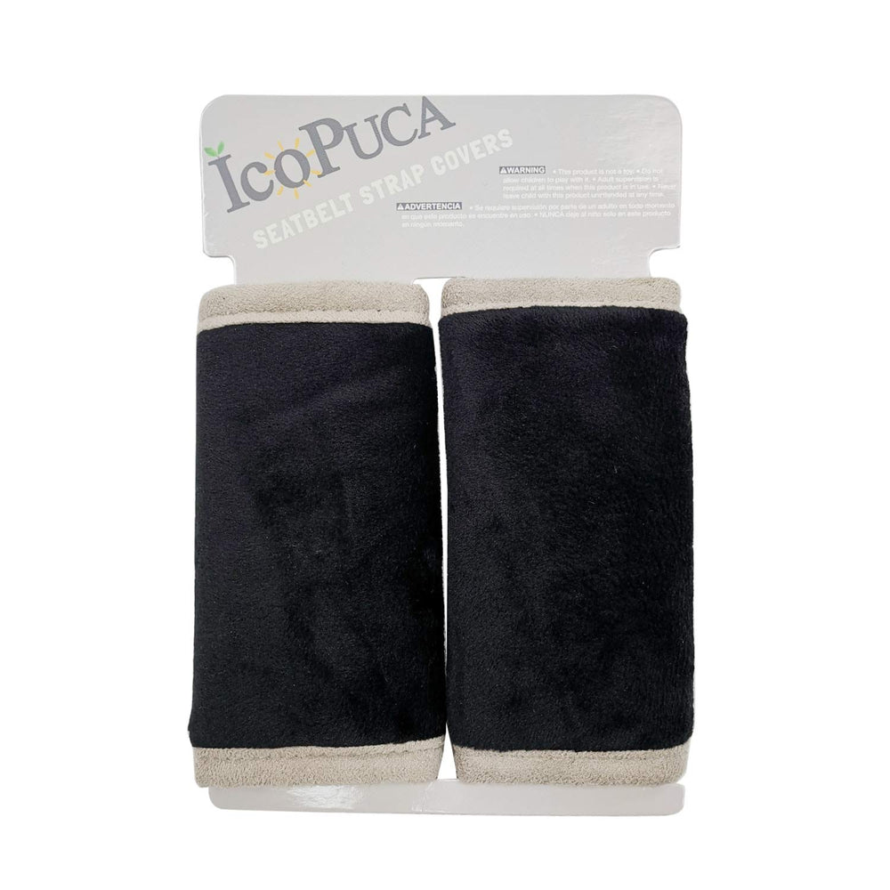 ICOPUCA car seat strap pad provides soft cushioning on belts for comfortable travel