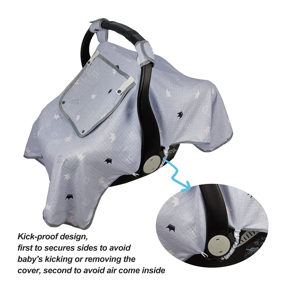 ICOPUCA lightweight muslin fabric offers breathable coverage without bulk.
