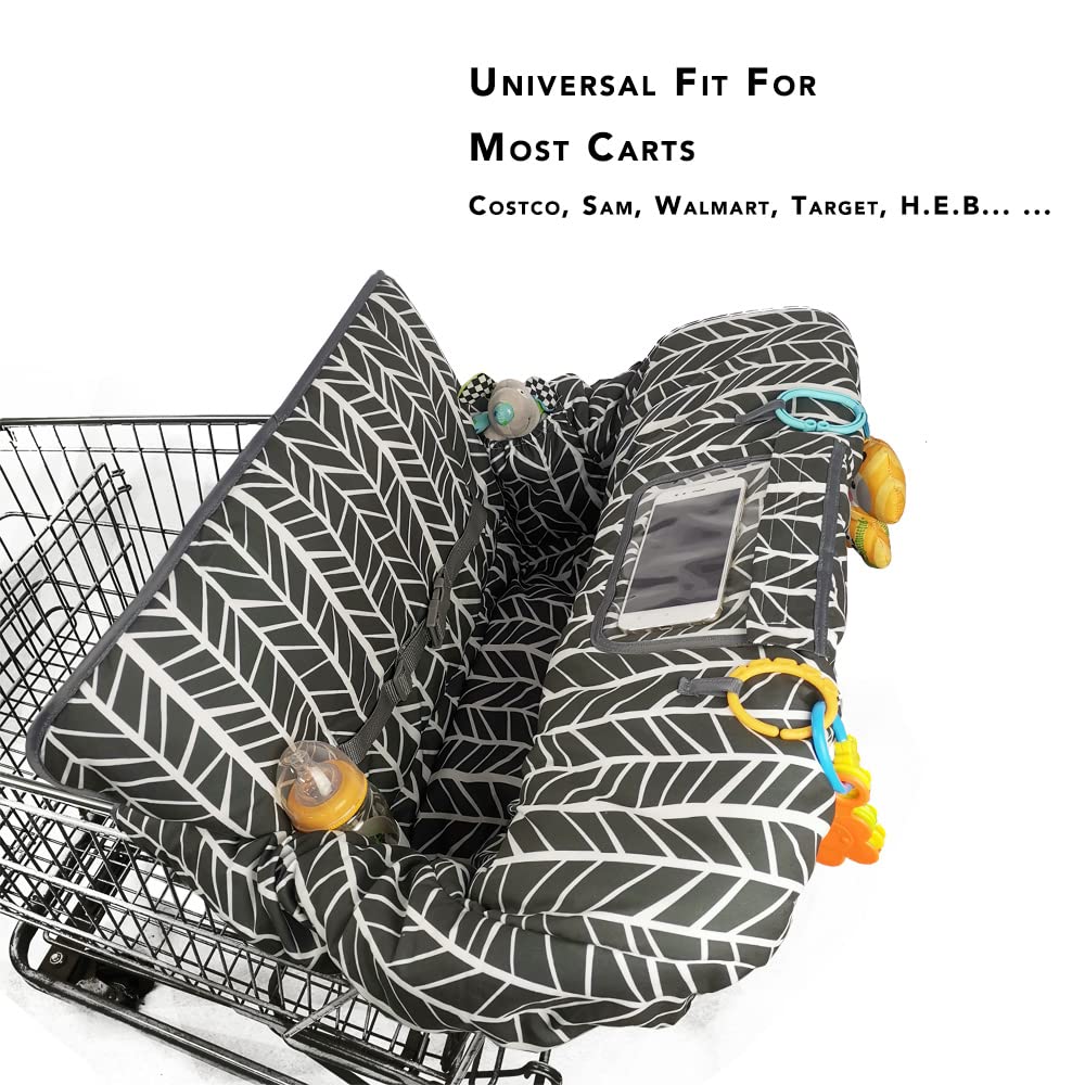 ICOPUCA multi-use cart cover suited for high chairs for dining with babies