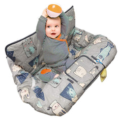 ICOPUCA shopping cart cover upper side cotton provides gentle comfort on shopping trips