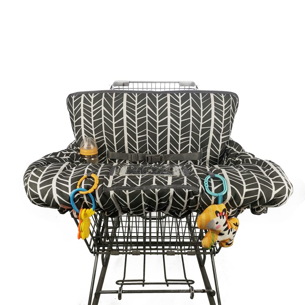 ICOPUCA shopping cart cover for baby protects against cart metal and germs