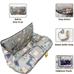 ICOPUCA shopping cart cover extra padded softness enhances seated comfort
