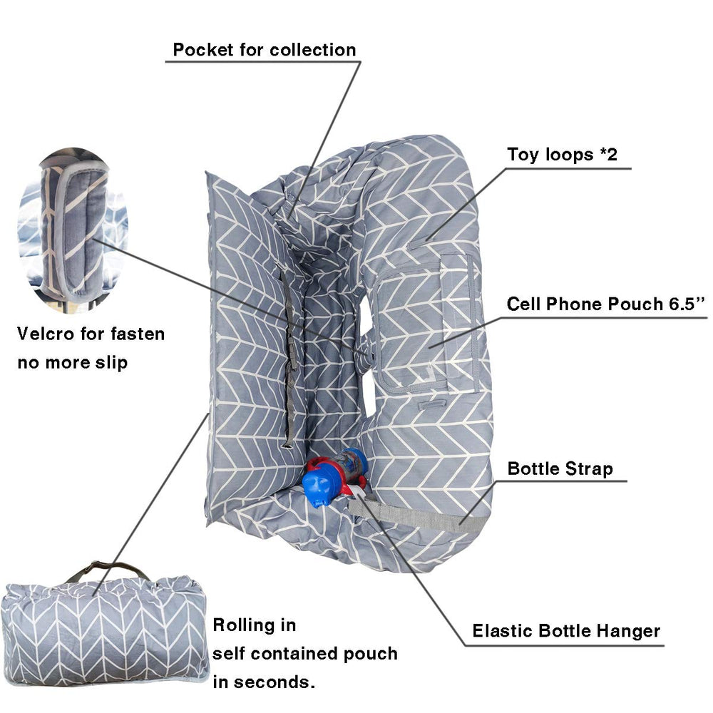 ICOPUCA shopping cart cover large-fit fits most carts for versatile use.