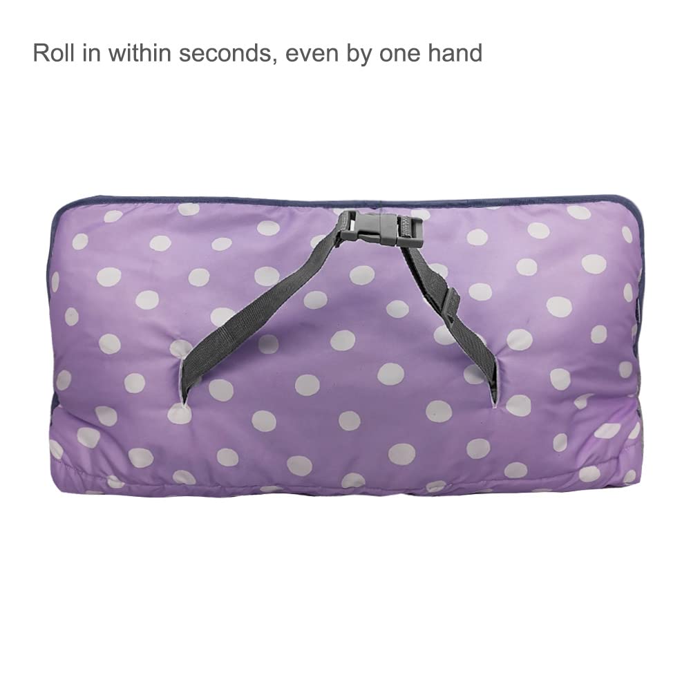 ICOPUCA shopping cart cover purple dot machine washable for easy cleaning