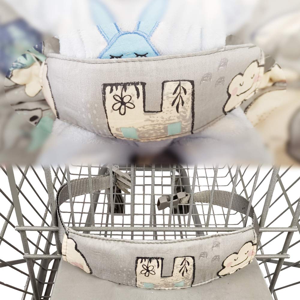 ICOPUCA shopping cart cover back suede is non-slip for secure positioning