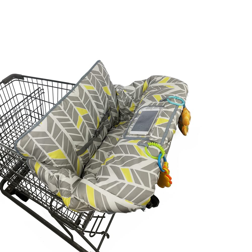 ICOPUCA shopping cart cover with soft padding for baby comfort during shopping