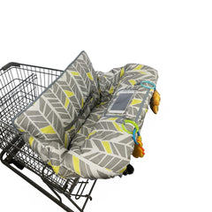 ICOPUCA shopping cart cover with soft padding for baby comfort during shopping