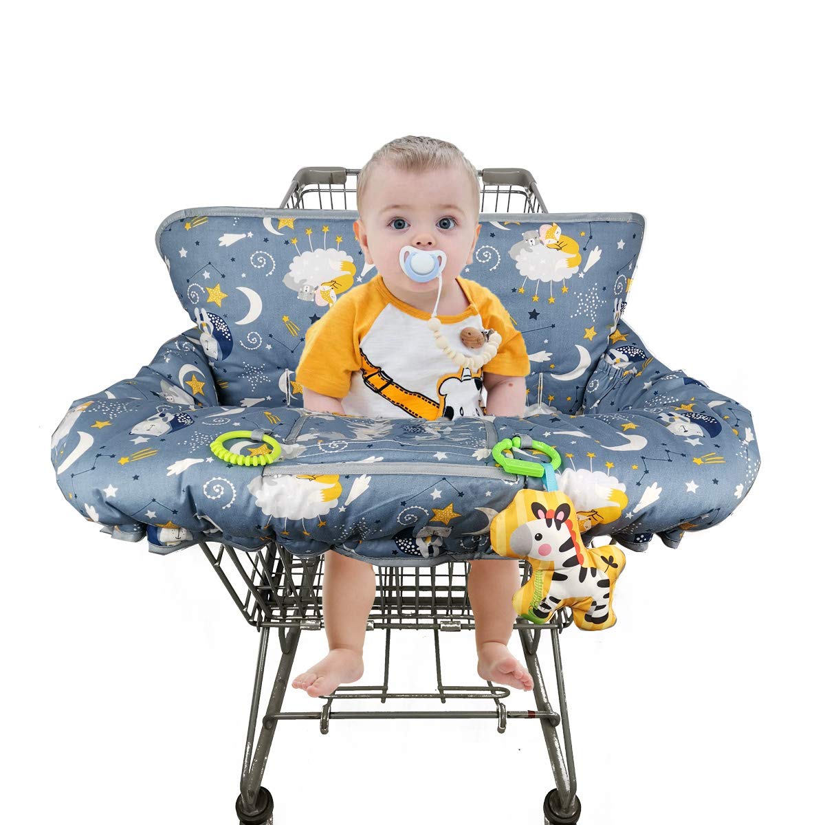 ICOPUCA split cushion cart cover with thick padding for extra comfort.