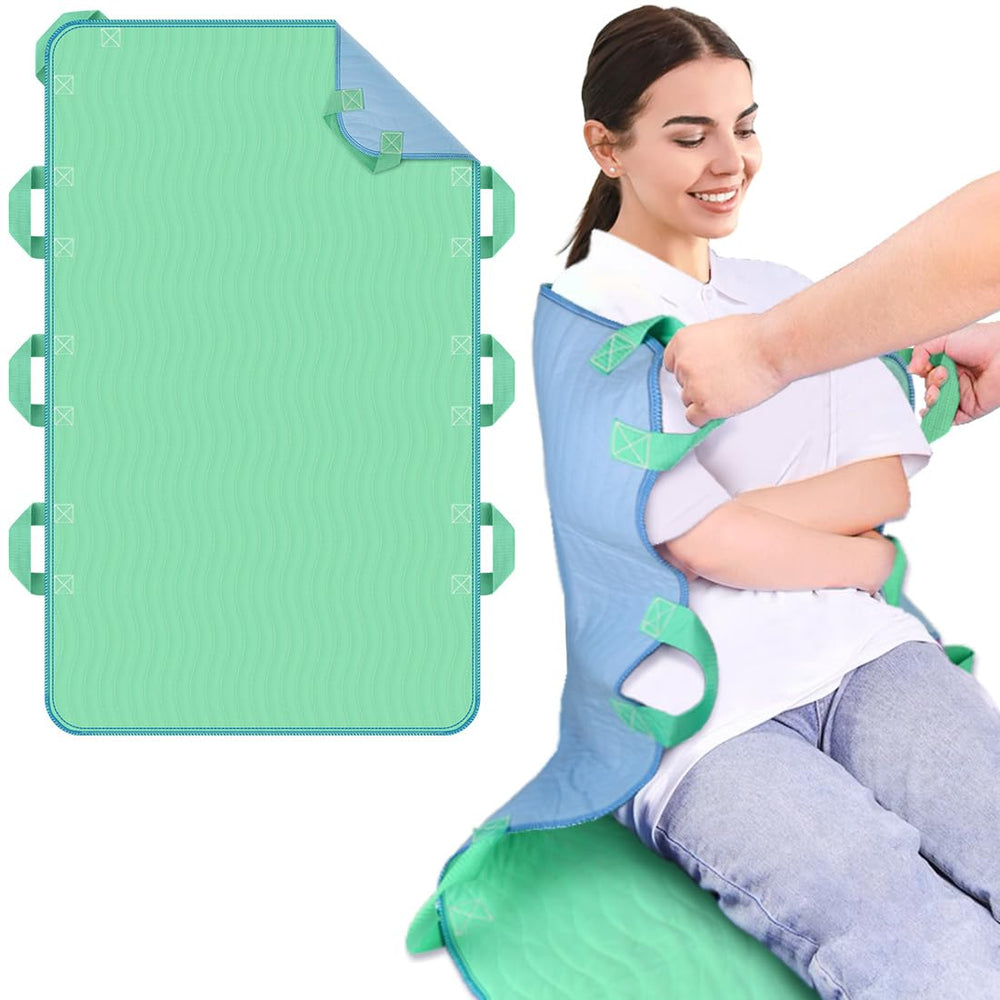 i COVER bed pad 34x52 with eight handles for stable transfers.