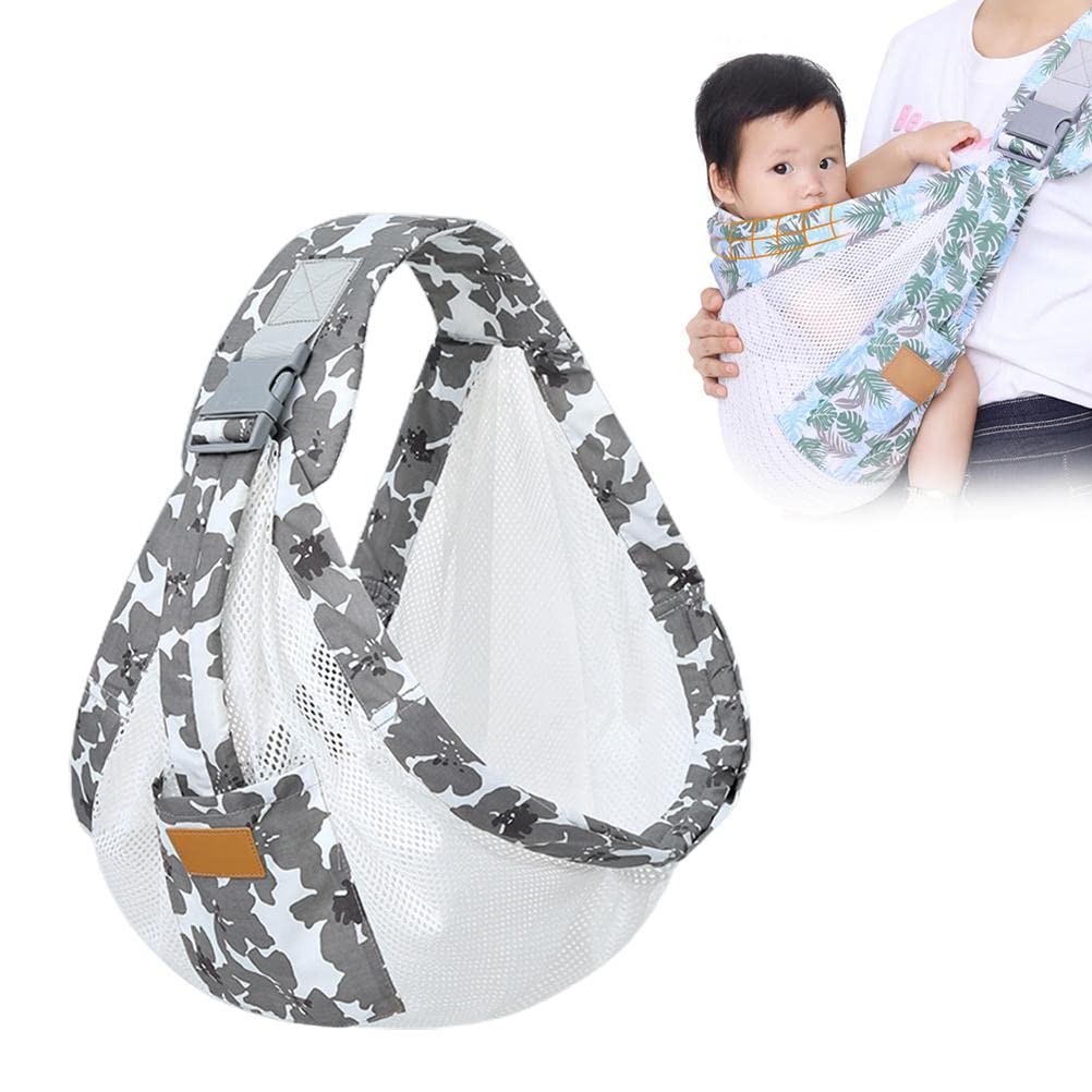 ICRPSTU Summer Breathable Carrier with 3D mesh keeps baby cool on outdoor trips.