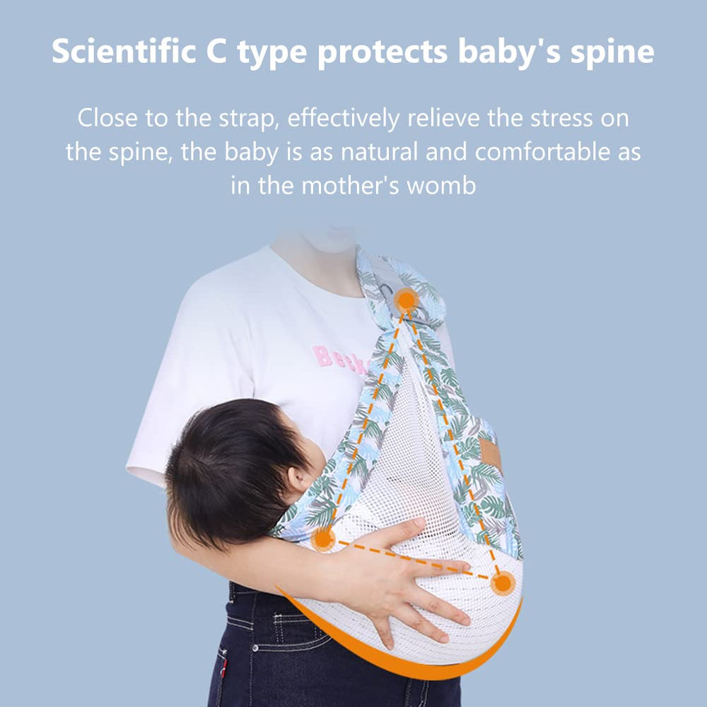 ICRPSTU soft cotton padding minimizes abrasion for baby and caregiver.