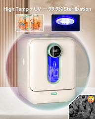 ICUIRE mode display shows clean, disinfect, and dry options for flexible cycles.
