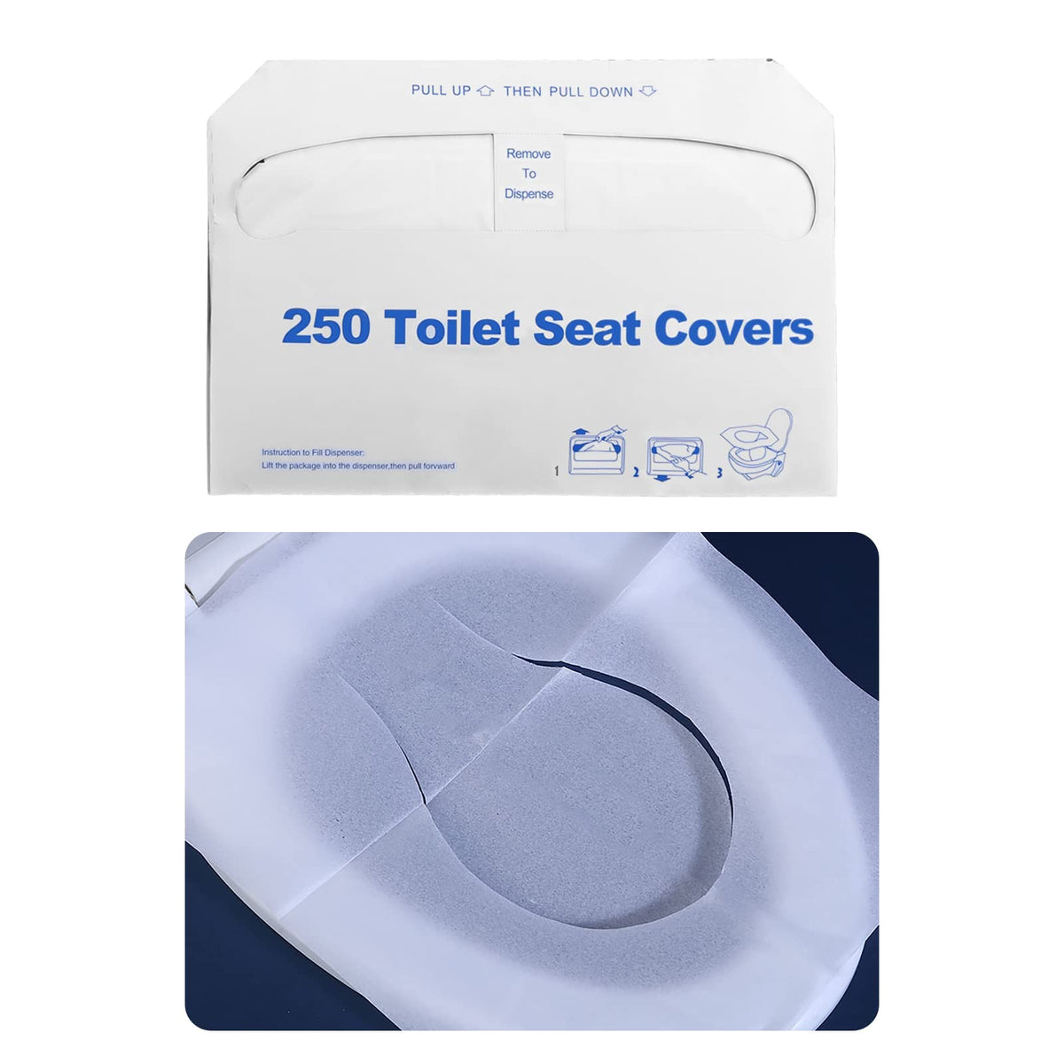 ICWEIMEI toilet seat cover box for travel hygiene.