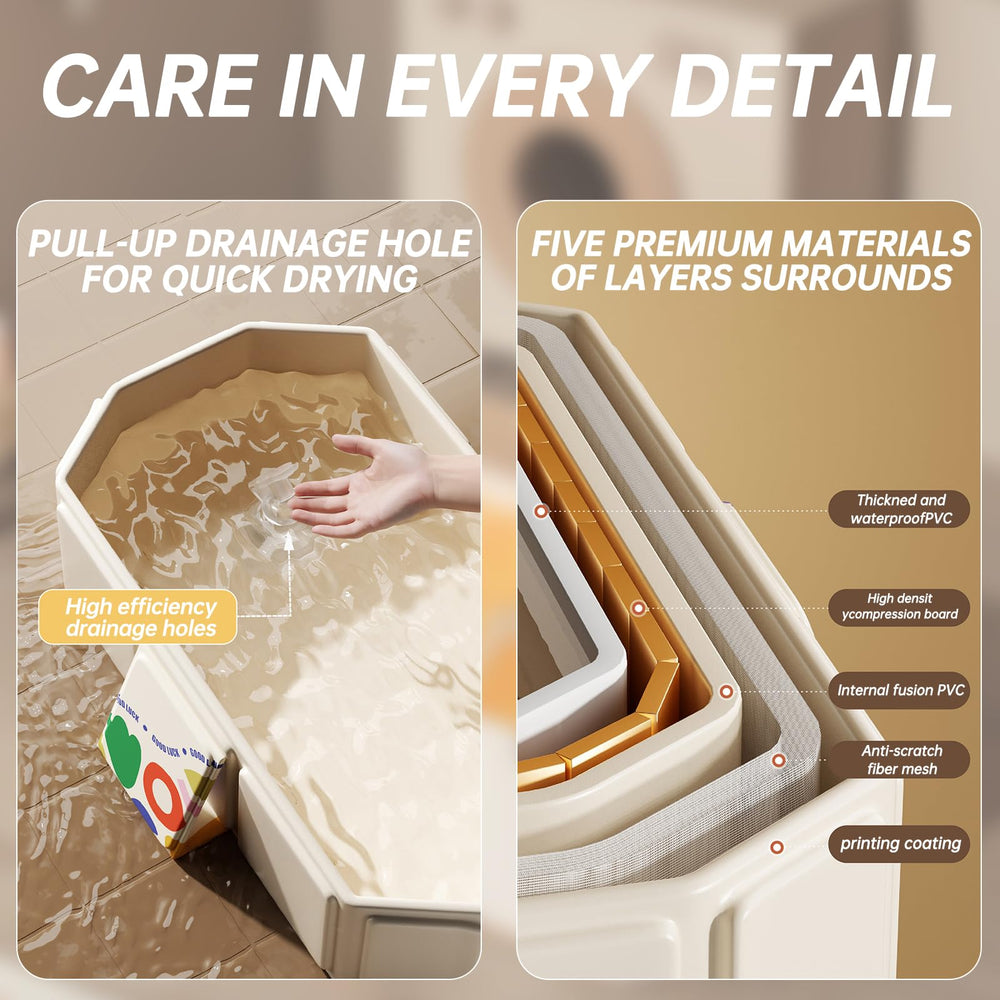 IcyByte ultra-light tub folds to slim 2.8 inches for easy storage