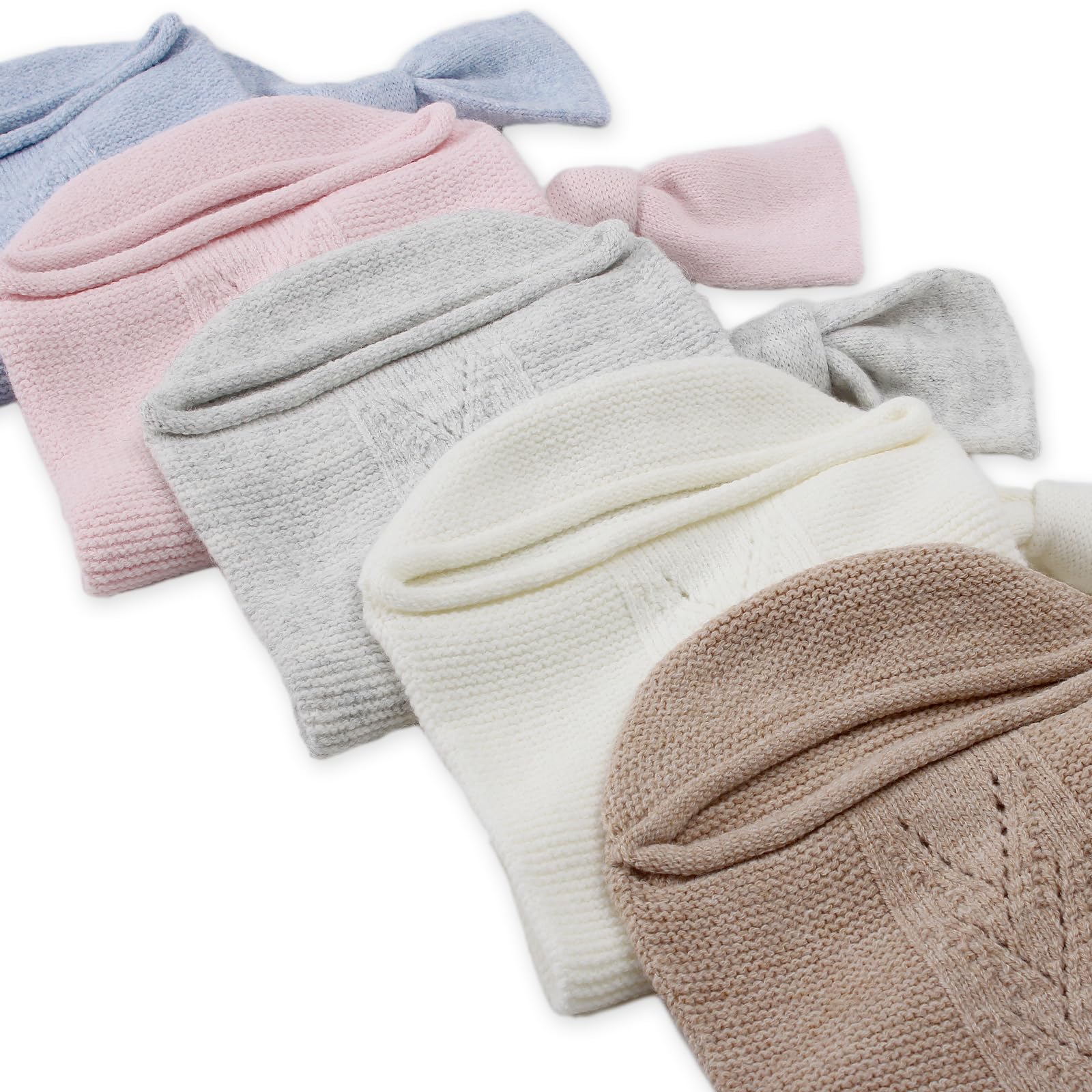 IDA KNITWEAR Baby blanket stone image shows suitable warmth for daily use.