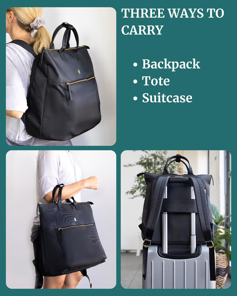 IDAHO JONES Airedale backpack compatible with Elvie, Willow, Momcozy, Medela.