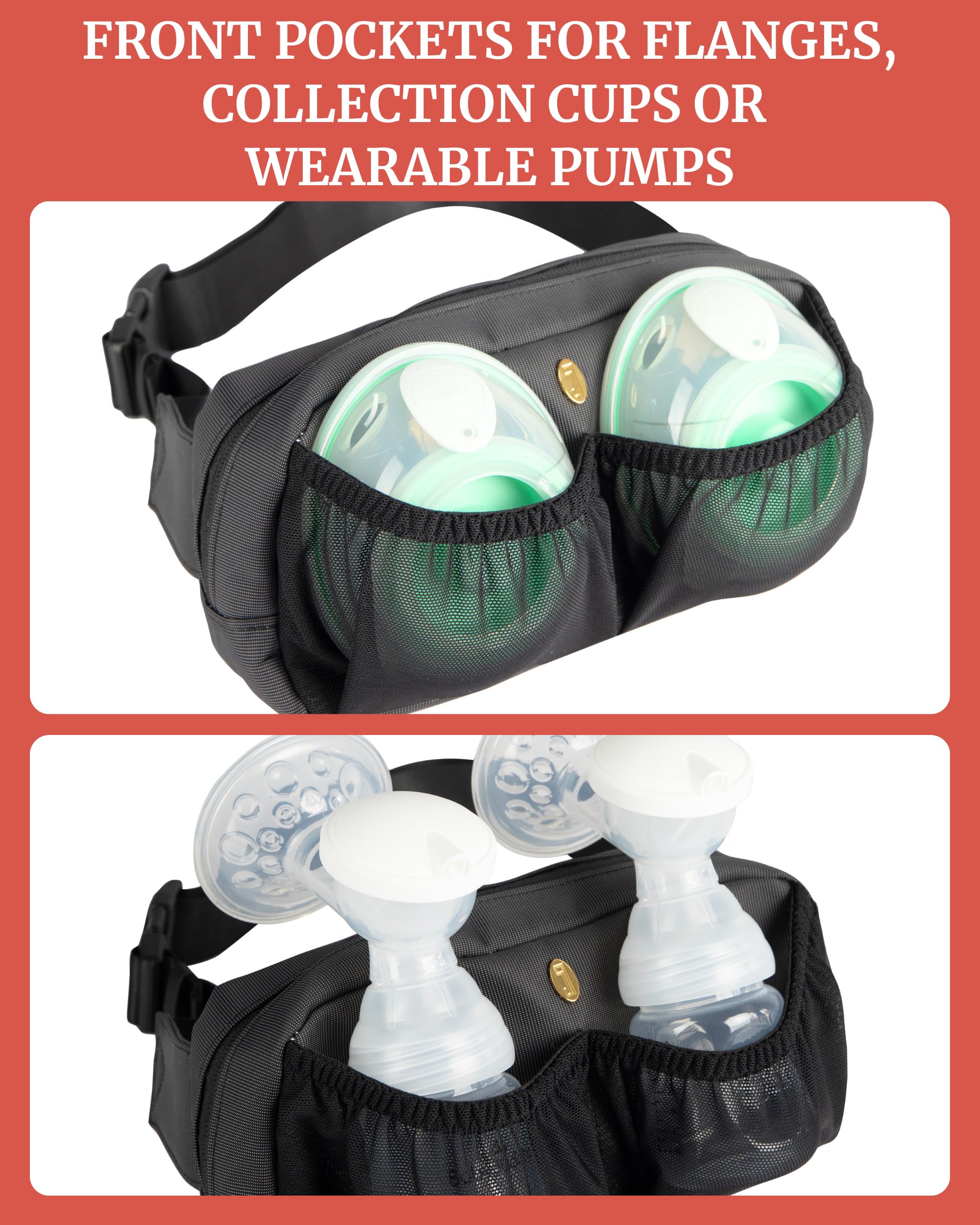 IDAHO JONES Pump Bag main compartment fits compact pumps securely