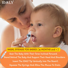 IDALY nasal syringe with ergonomic design for precise control
