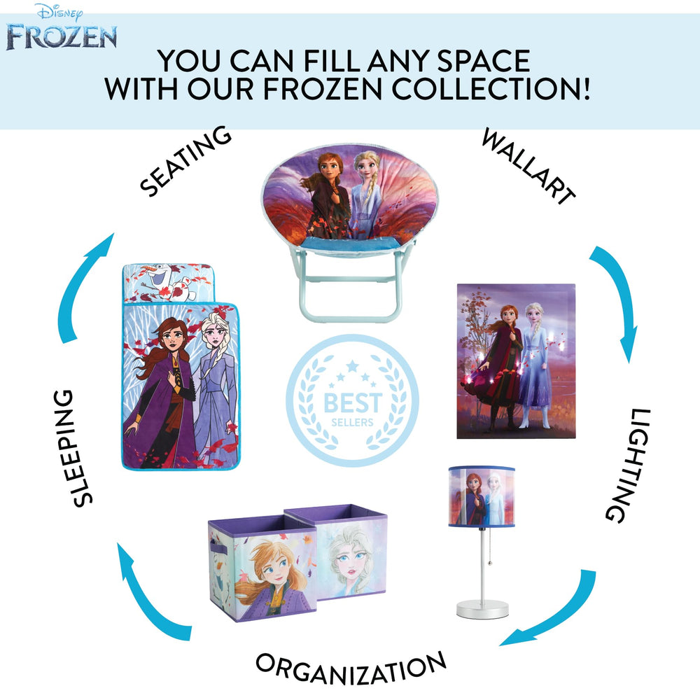 Idea Nuova Frozen 2 hamper is lightweight for quick cleanup and relocation.