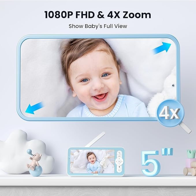 ieGeek 2-way audio lets you soothe your baby remotely.