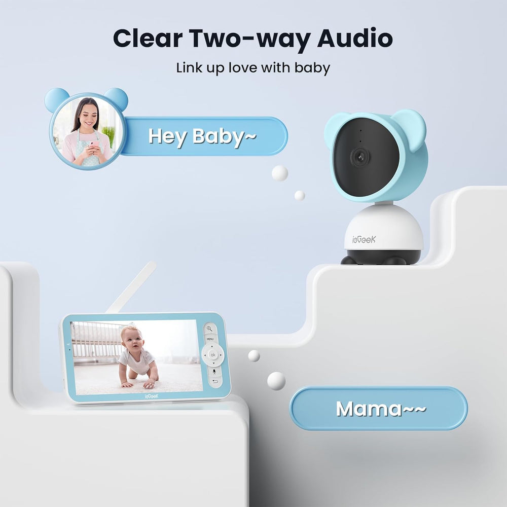 ieGeek automated tracking captures baby's movements for timeless moments.