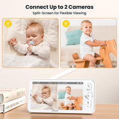 ieGeek monitor demonstrates auto-tracking and 4x zoom for detailed nursery checks