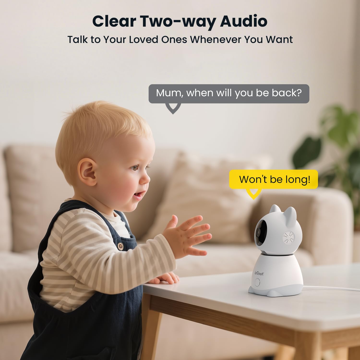 ieGeek cry detection alerts you when your baby wakes or cries