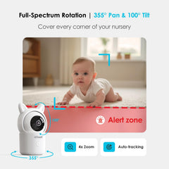 ieGeek infrared night vision provides clear low-light monitoring
