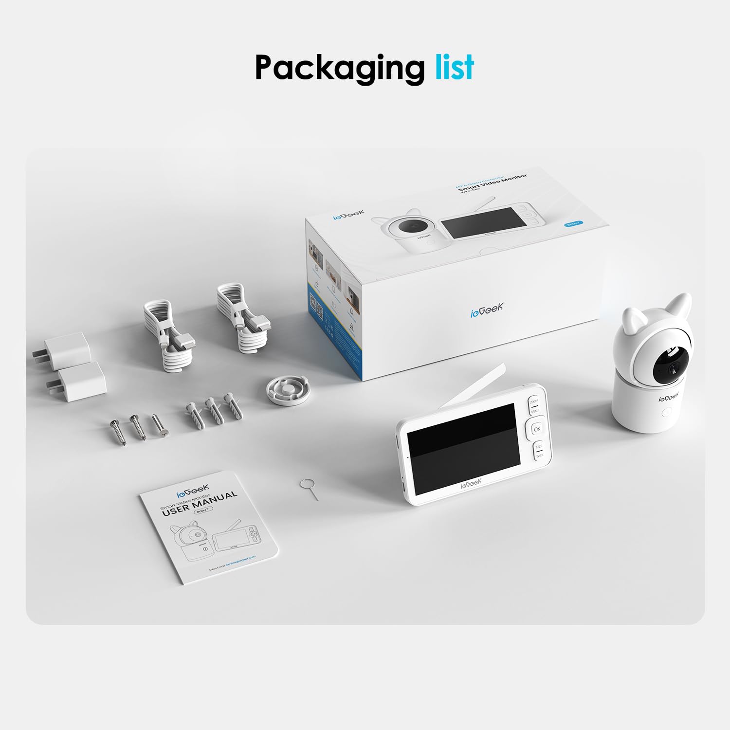 ieGeek nursery features include temperature sensor and reminders