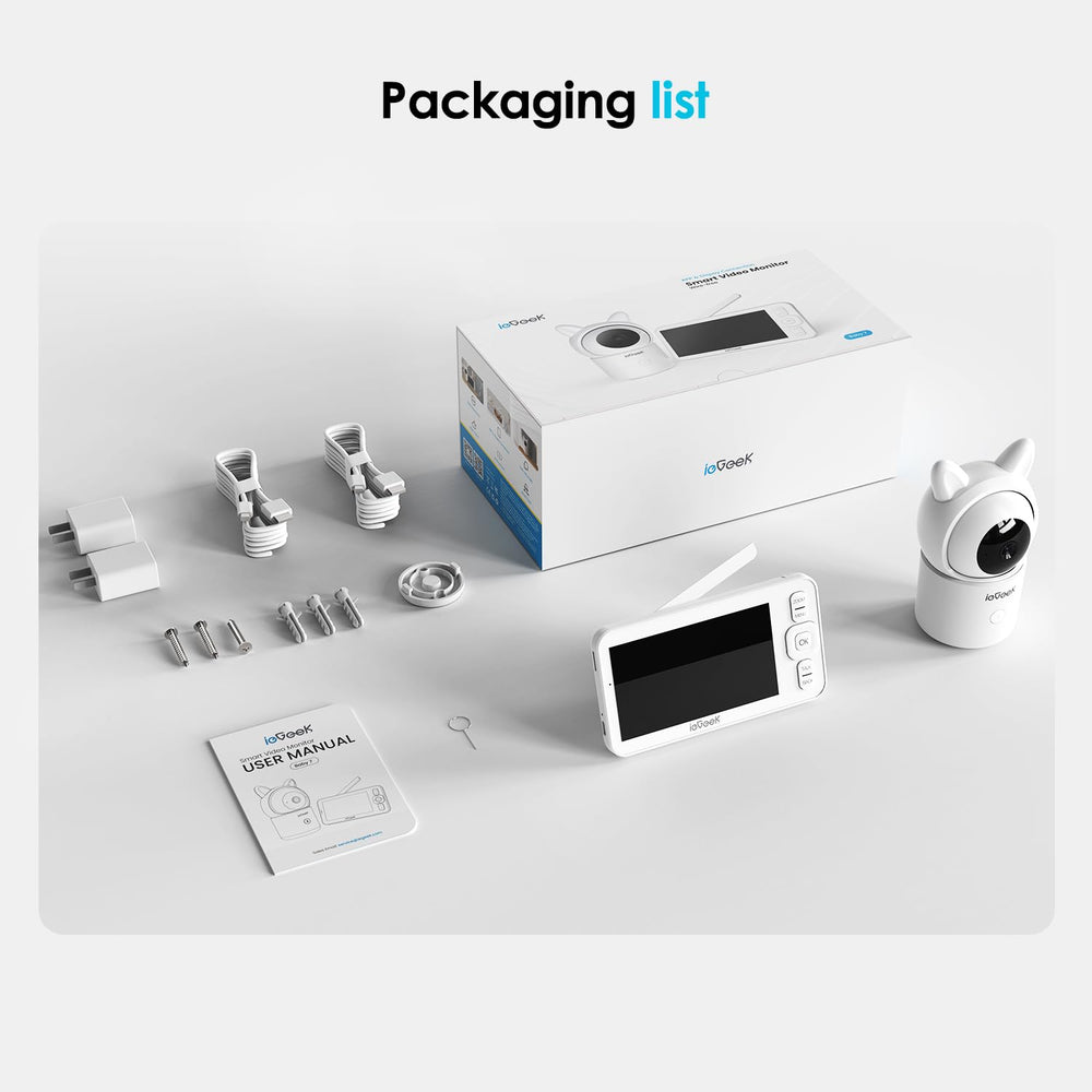 ieGeek nursery features include temperature sensor and reminders