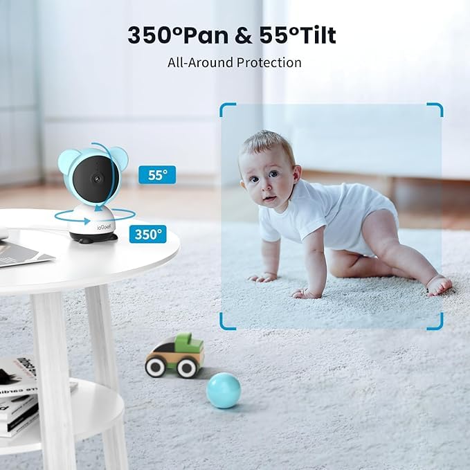 ieGeek cry and motion detection sends fast alerts.