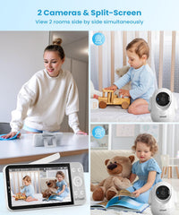 IeGeek dual 2.5K UHD cameras deliver clear dual-view coverage.