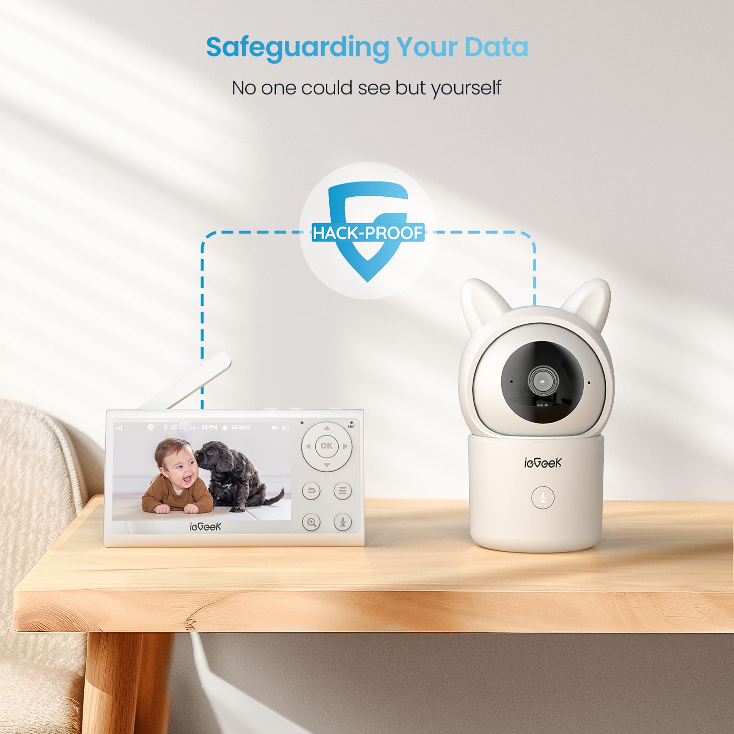 long-range transmission up to 1000 feet for reliable monitoring