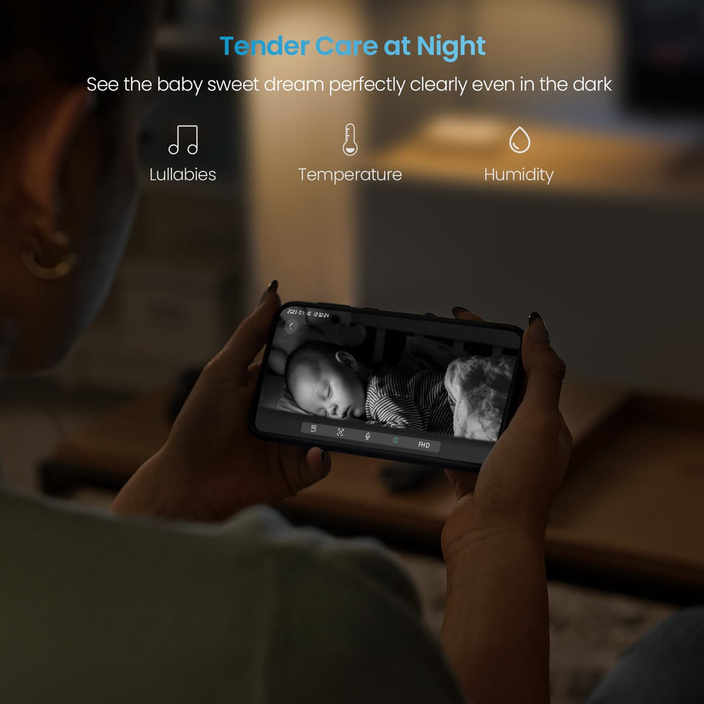 motion and sound alerts notify you of nursery activity