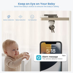 ieGeek night vision for safer midnight baby checks