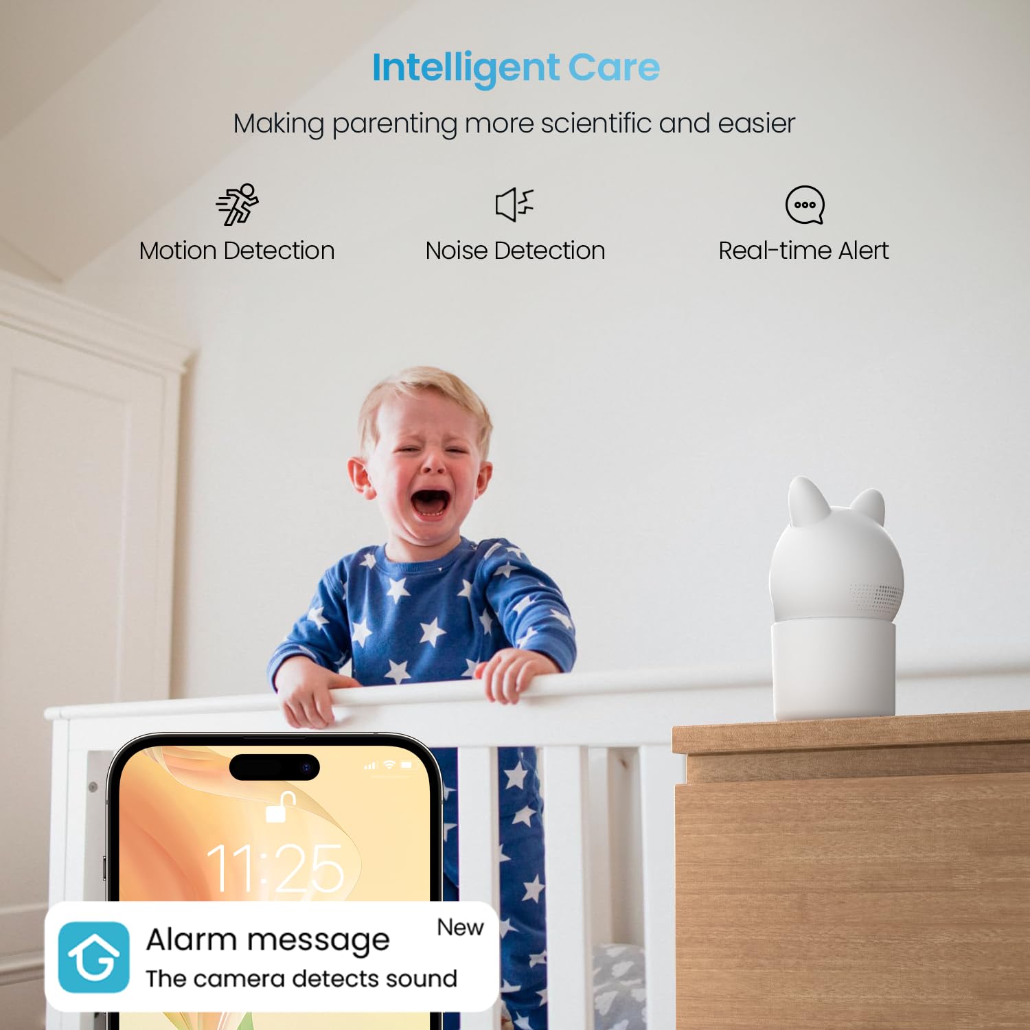 temperature and humidity monitoring for a comfortable nursery