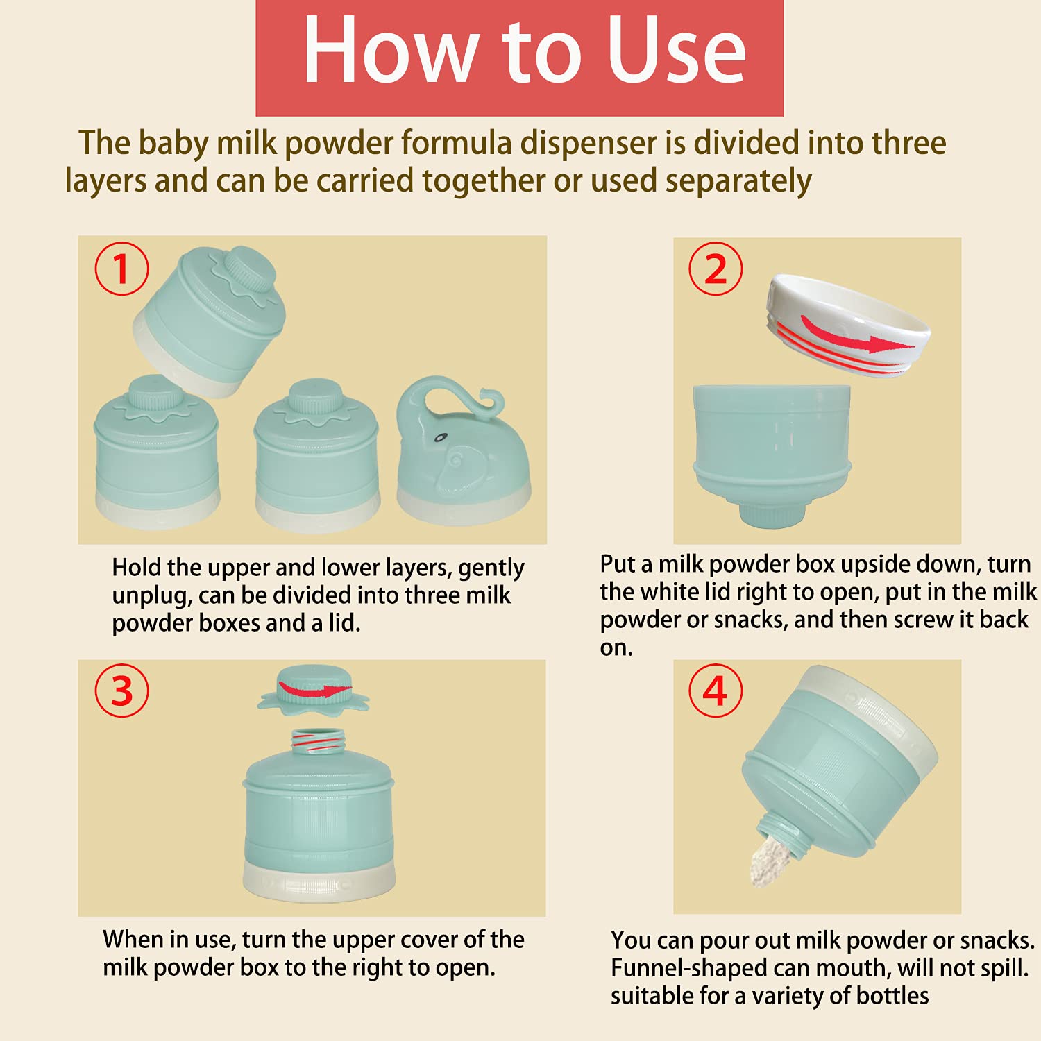 IENYPA BPA-free material close-up, safe option for daily feeding.