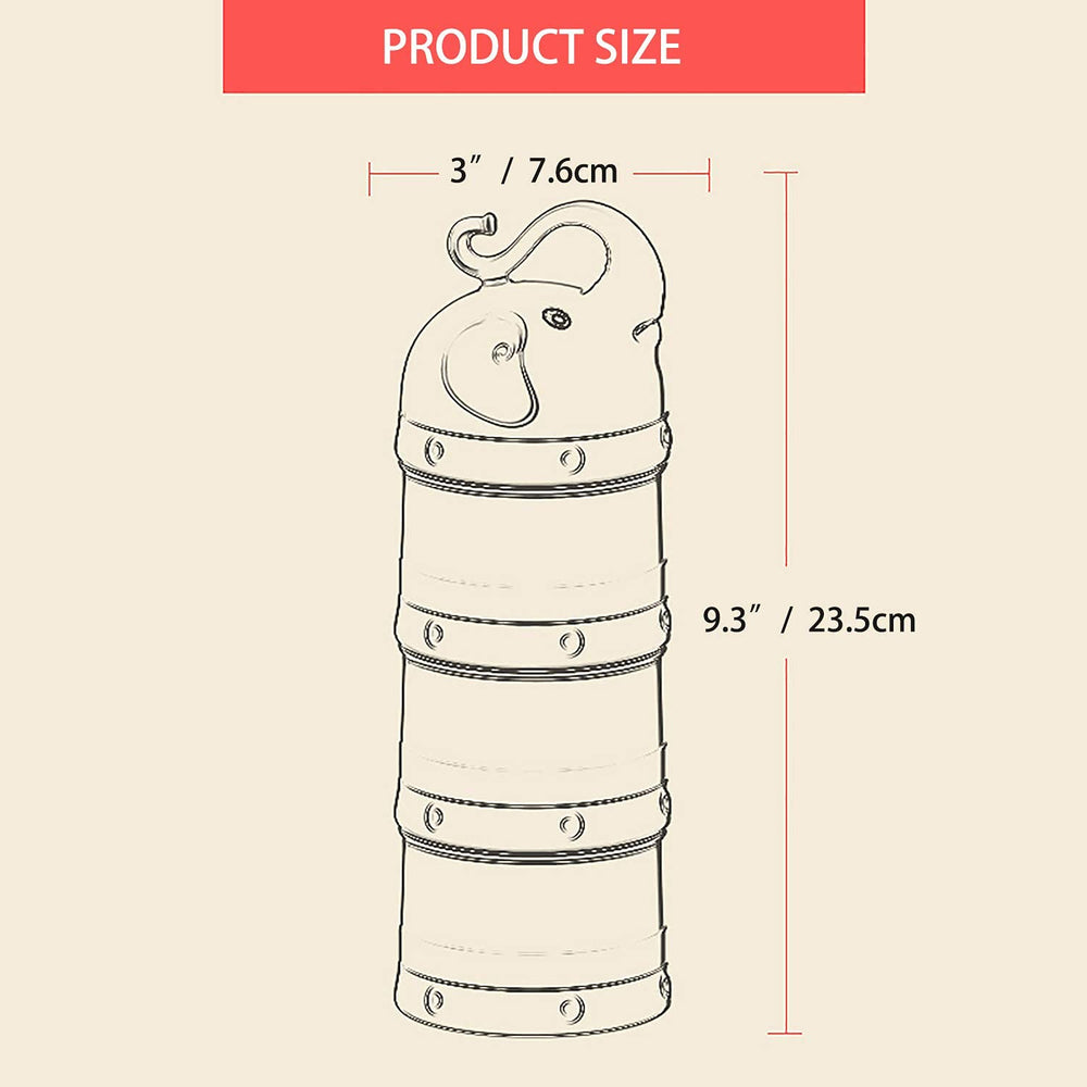 IENYPA large-capacity snack storage supports milk powder and snacks.