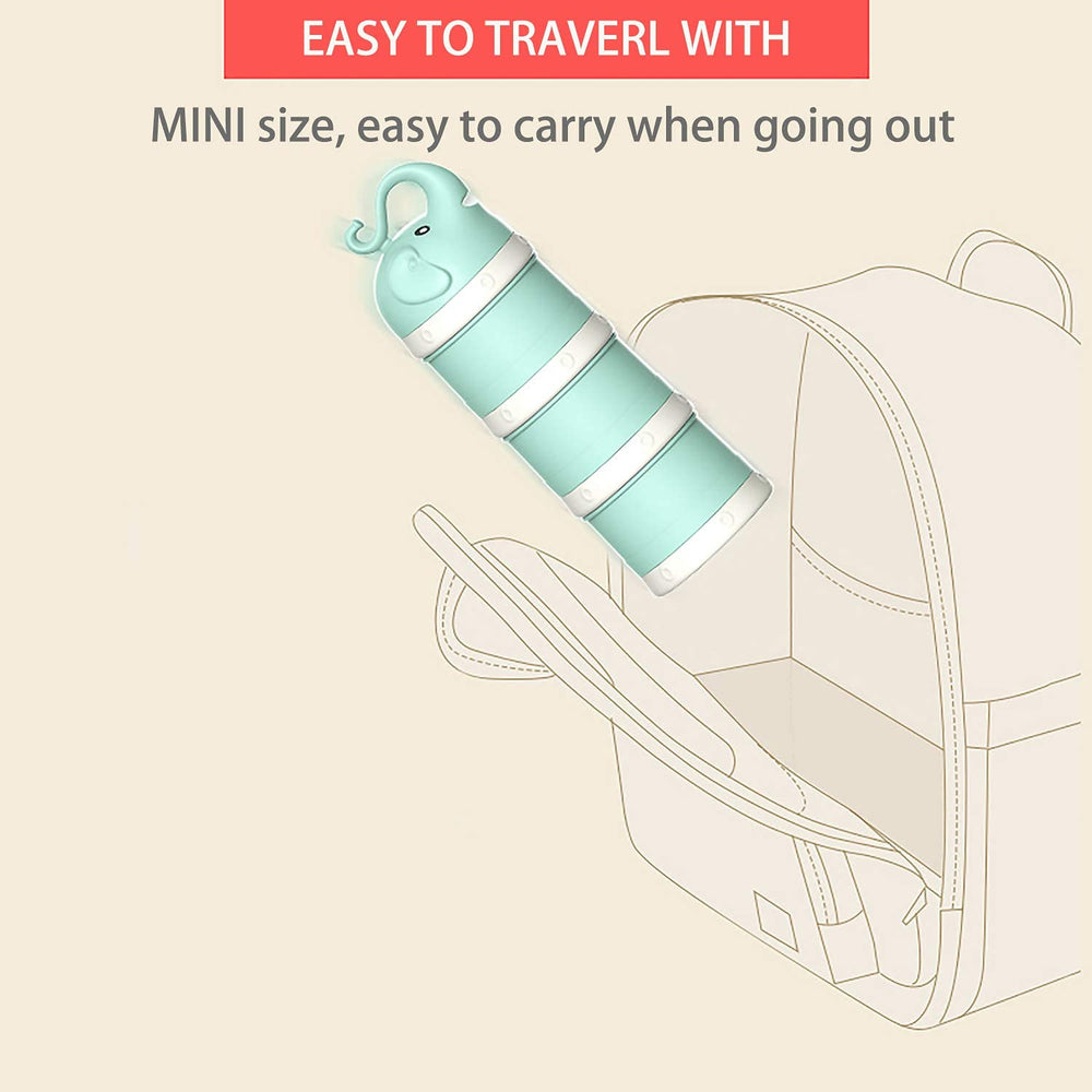 IENYPA travel-friendly formula dispenser ideal for outings and feeds.