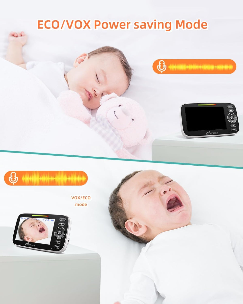 iFamily temperature-sensor helps you stay aware of room conditions for comfort.