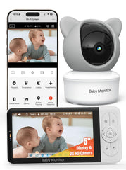 iFamily WiFi baby monitor app view for real-time mobile monitoring