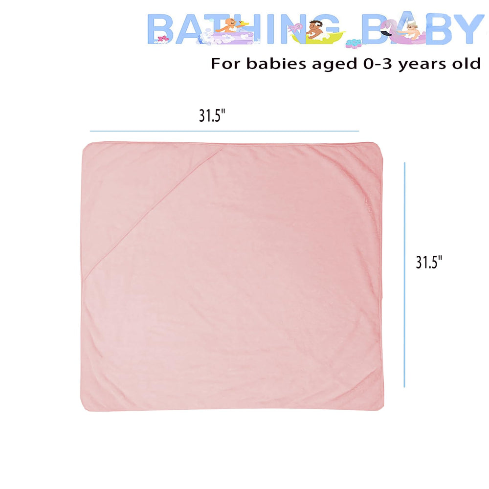 IFaryMes baby hooded towel close-up fabric, dense coral fleece delivers gentle absorbency.