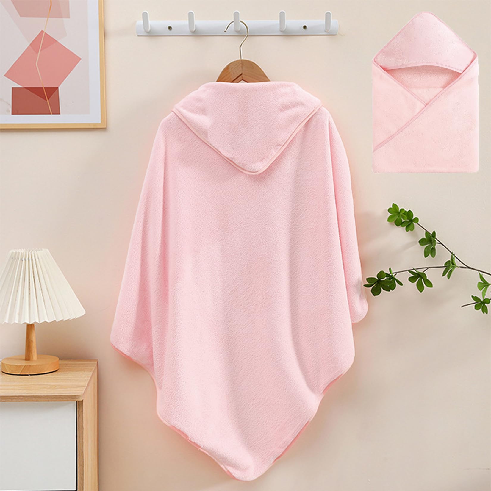 IFaryMes baby towel worn like a blanket, versatile swaddle or cover.