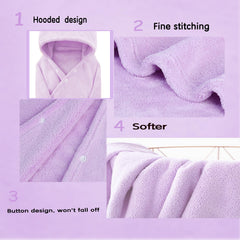 IFaryMes bear hooded towel design delivers playful bath time comfort